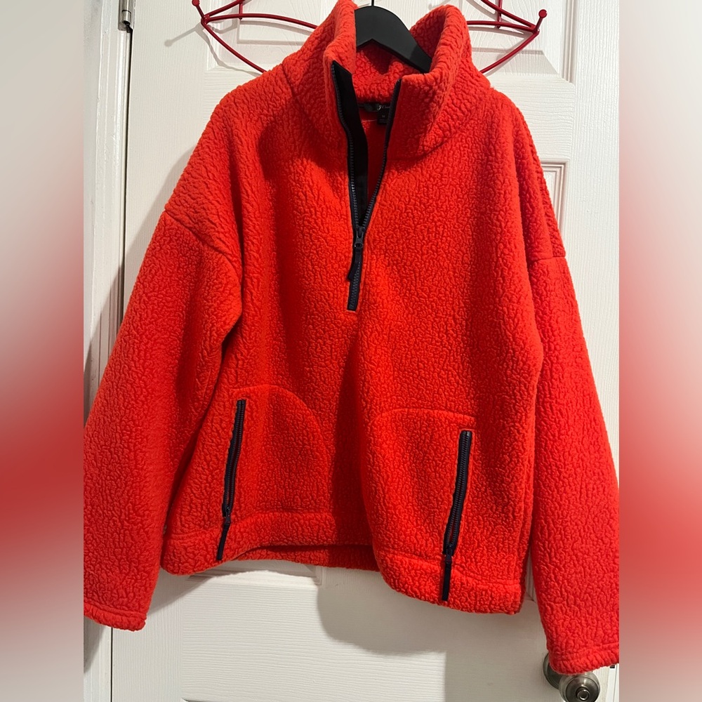 J crew red sweater